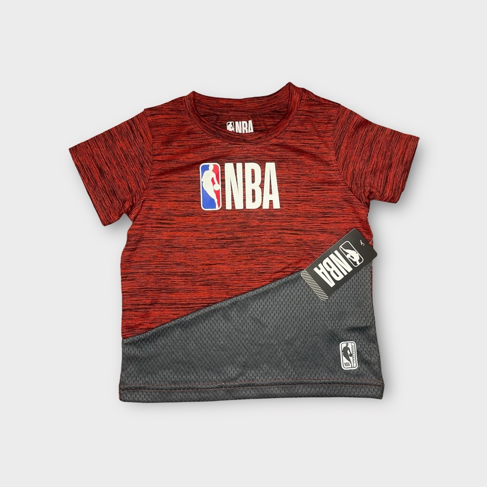 NBA Red Gray Top & Bottom Matching Set - Picture 3 of 5